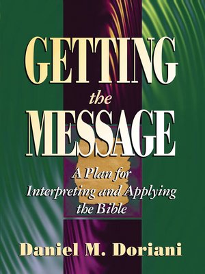 cover image of Getting the Message
